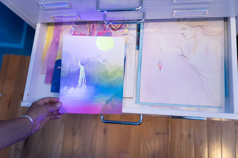 Assorted works on cotton paper, various sizes